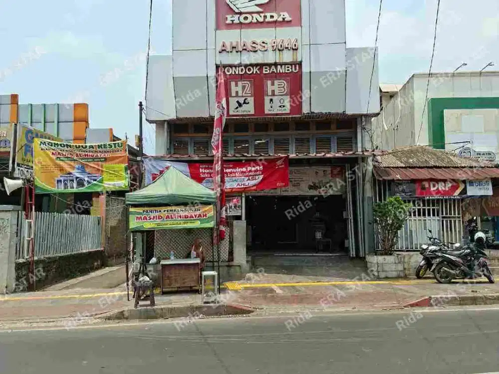 Dijual Ruko Bengkel Honda Murah di Duren sawit Jakarta Timur