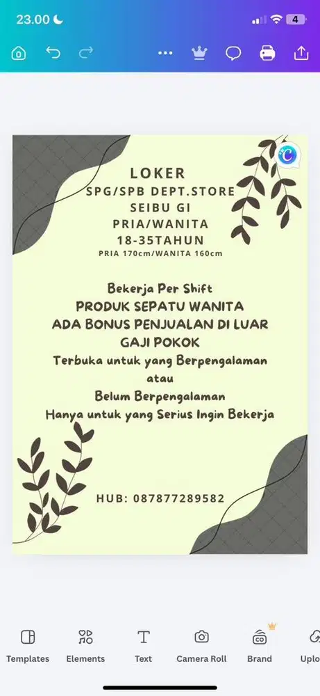 Loker Spg/b Seibu GI