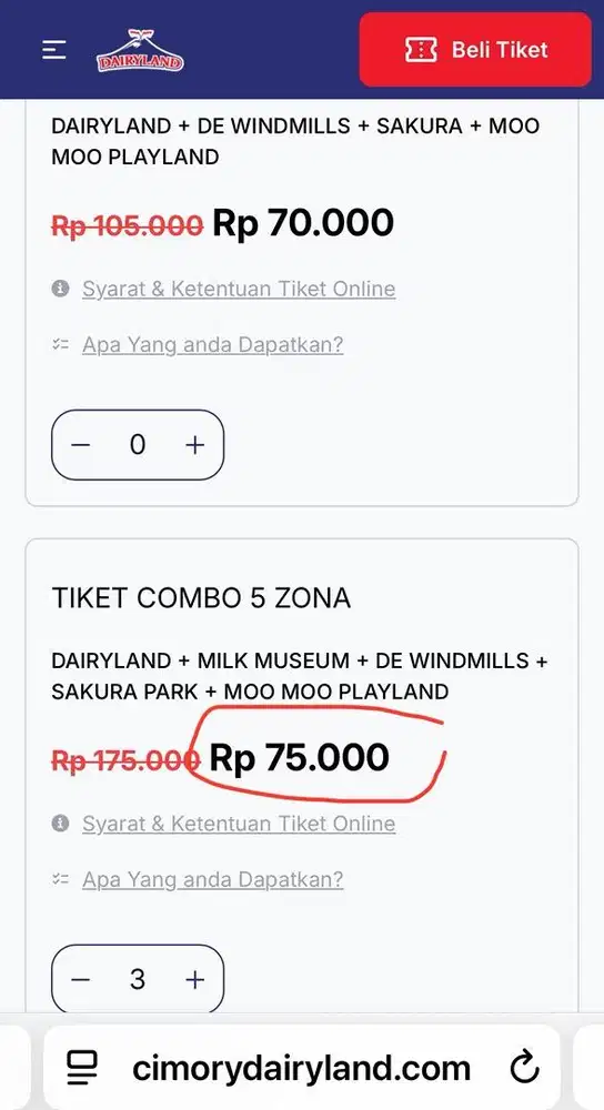 Tiket Cimory Dairyland Farm Prigen Jawa Timur MURAH
