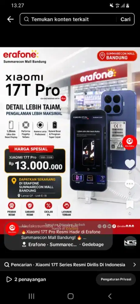 Xiaomi 17 T pro