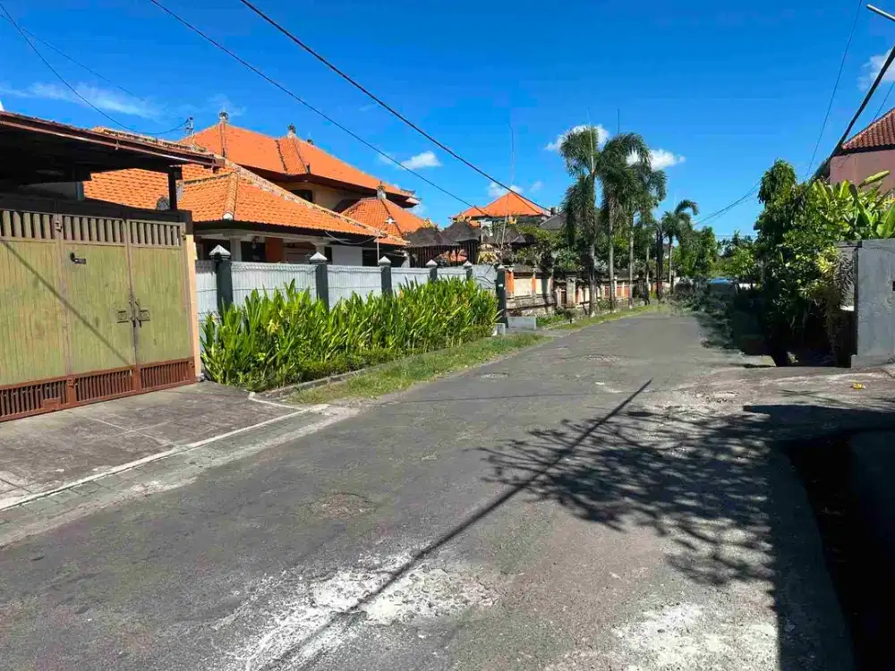 Tanah Premium Pusat Kota Hny 200Mtr Dr Raya Utama Gatsu Tengah Jl8mtr