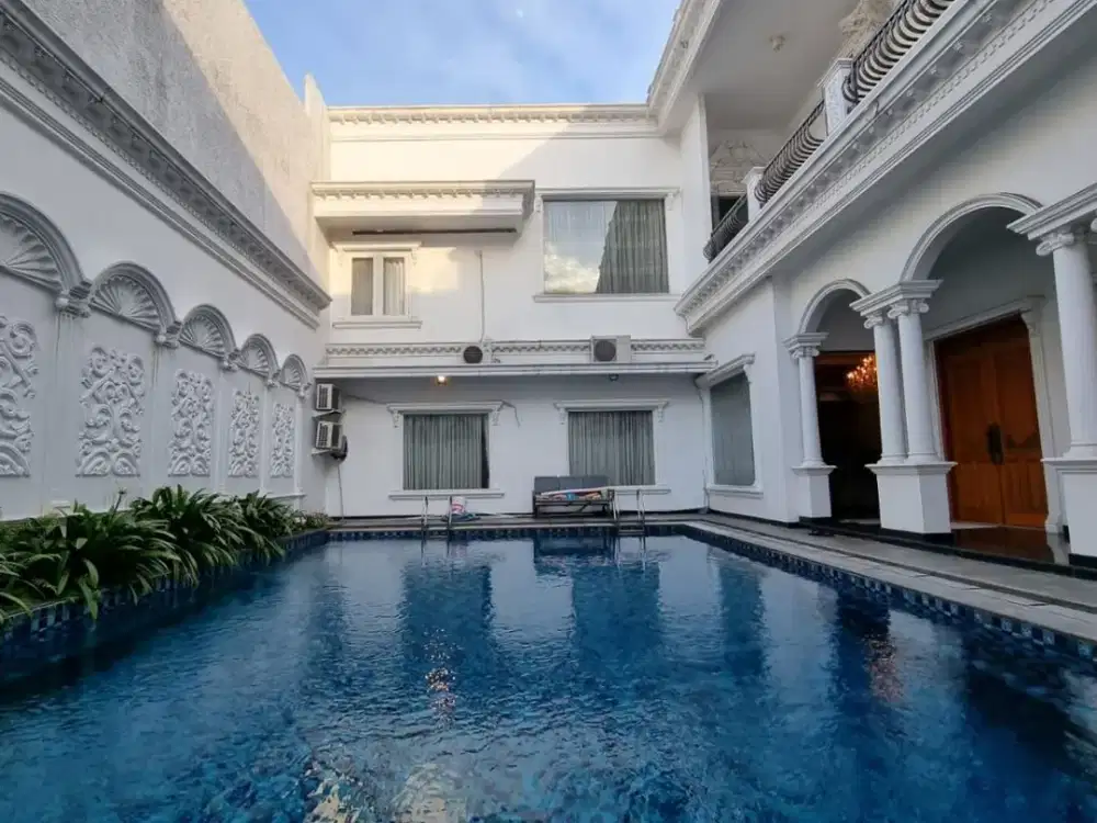 Rumah Super mewah Pinggir Jl. Metro, Pondok Indah, Jakarta Selatan