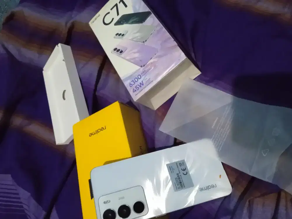 Realme c71 ram 6+8/128 fullset no minus cod skitar gading