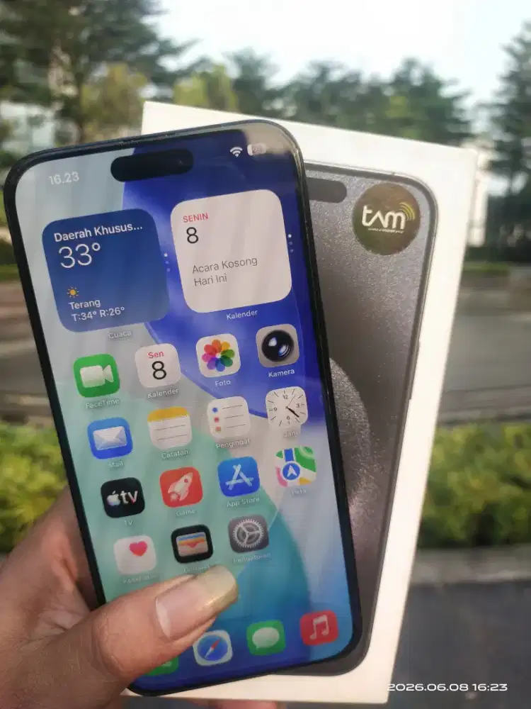 iPhone 15 Pro max 256GB Resmi iBox PA/A Fullset