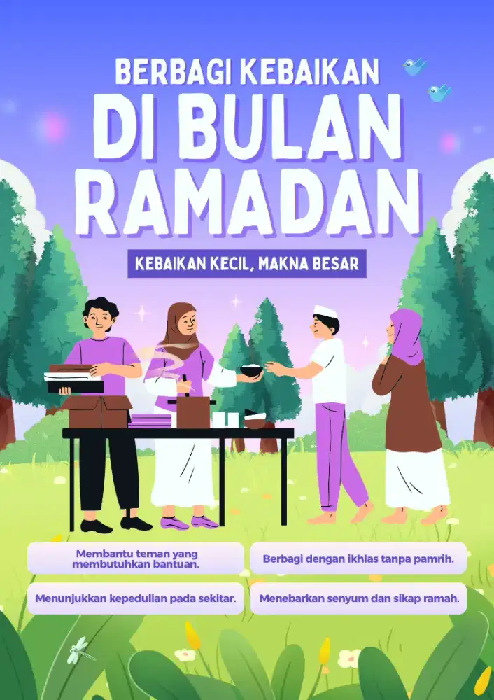 Jual stiker Ramadan