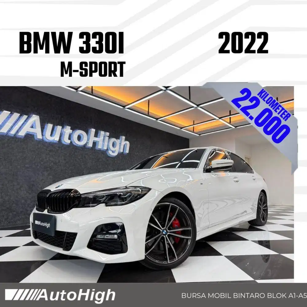 DP10% [Km22.000] 330i M-Sport 2022 White Reg 2023 #AUTOHIGH