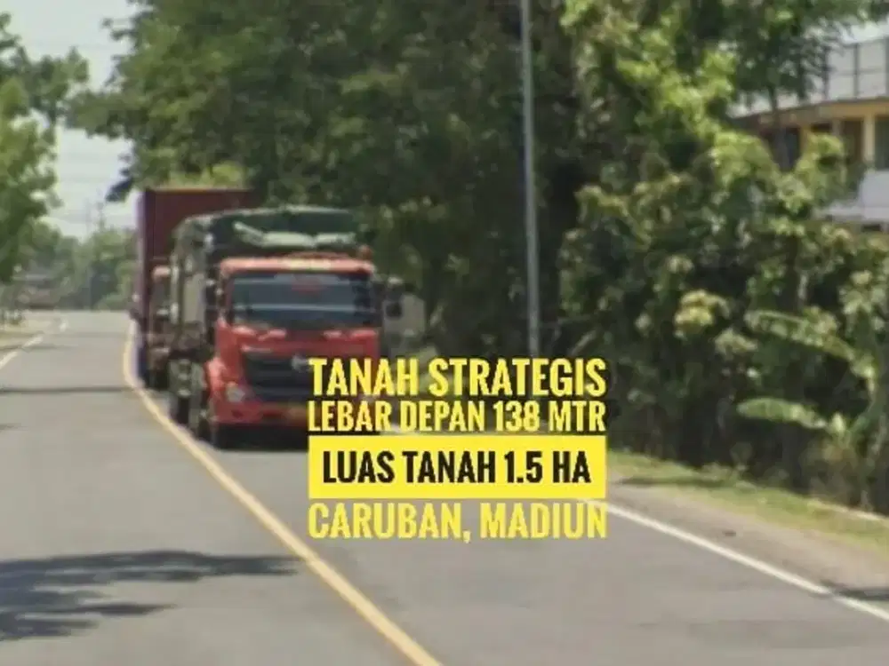 JUAL Tanah Zona Industri LD 138 mtr, Dekat Gerbang TOL Caruban Lokasi Strategis