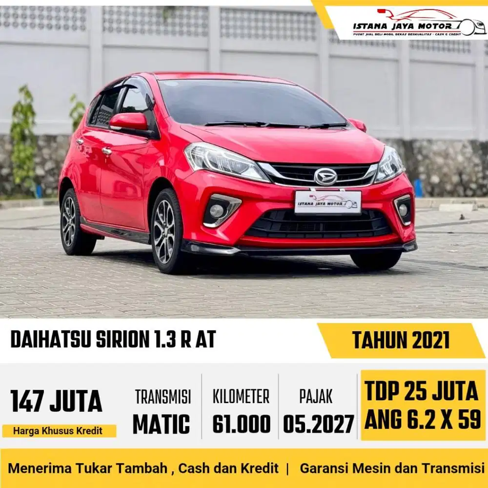 LOW KM !! Daihatsu Sirion 1.3 R Automatic 2021
