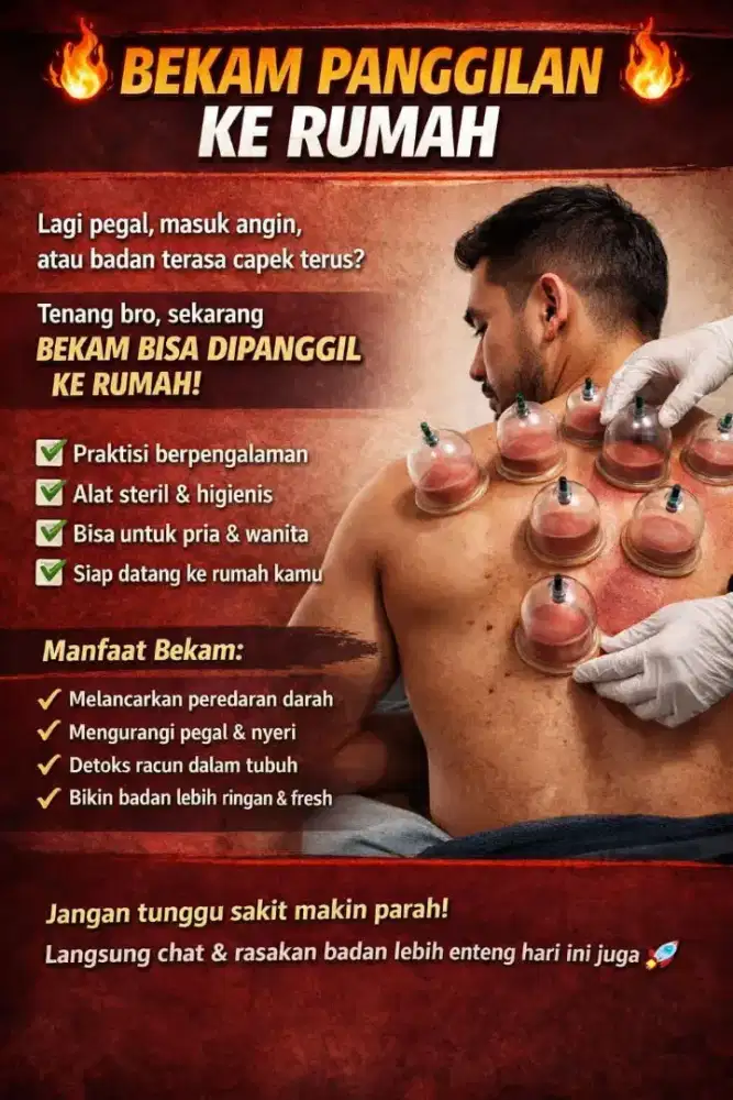 Terapi Kesehatan Holistik Bekam