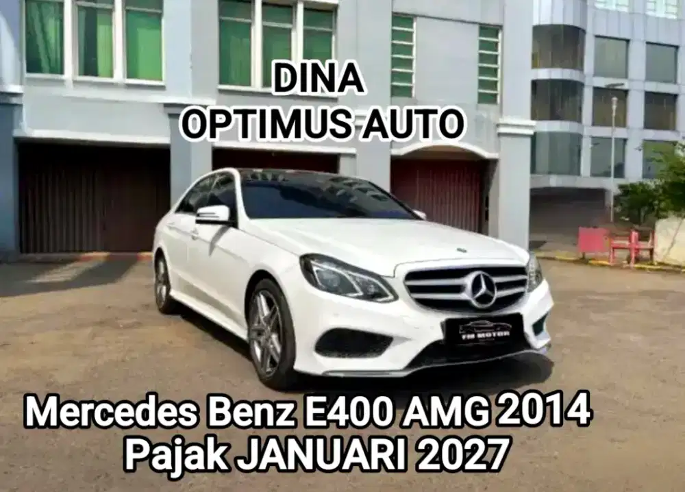 Mercedes Benz E400 AMG 2014 AT 3.0, Odo 30Ribu, Pajak Panjang