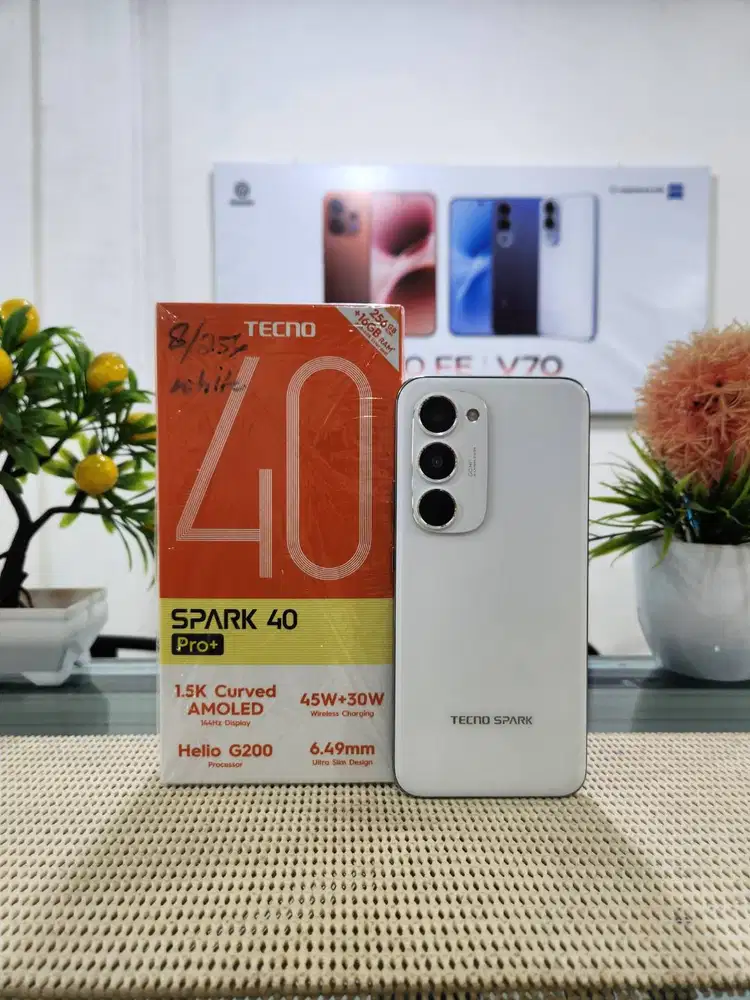 Tecno Spark 40 Pro Plus Ram 8+8Gb/ 256Gb Pemakaian 3 Minggu Like New