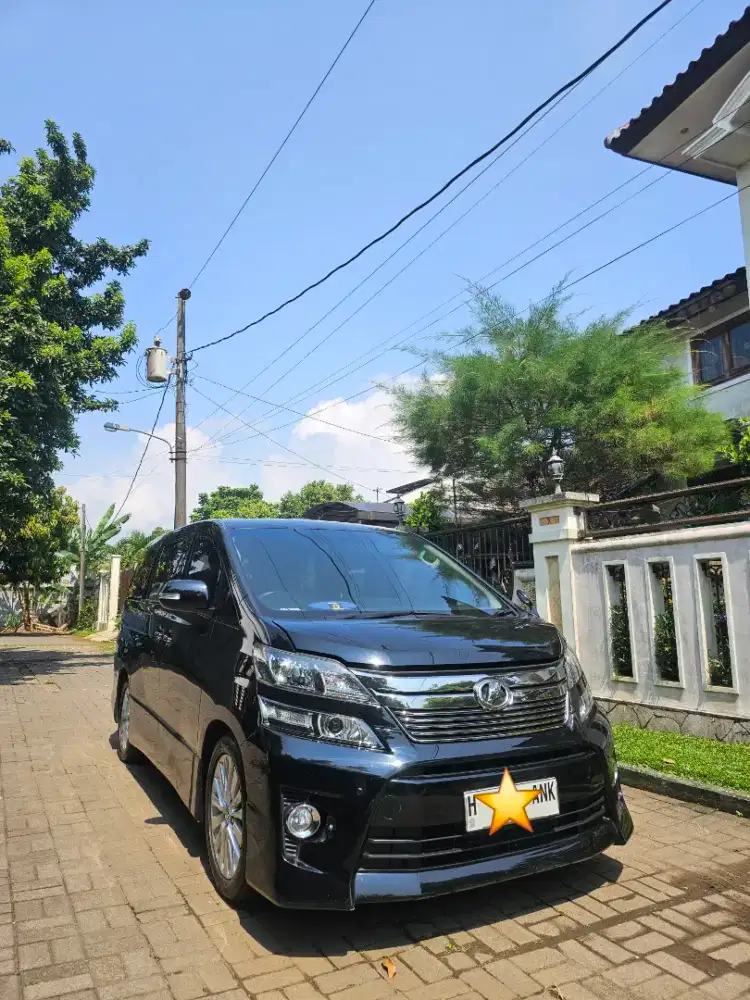 Km.90rb Record Vellfire Z 13 (Plastikan)
