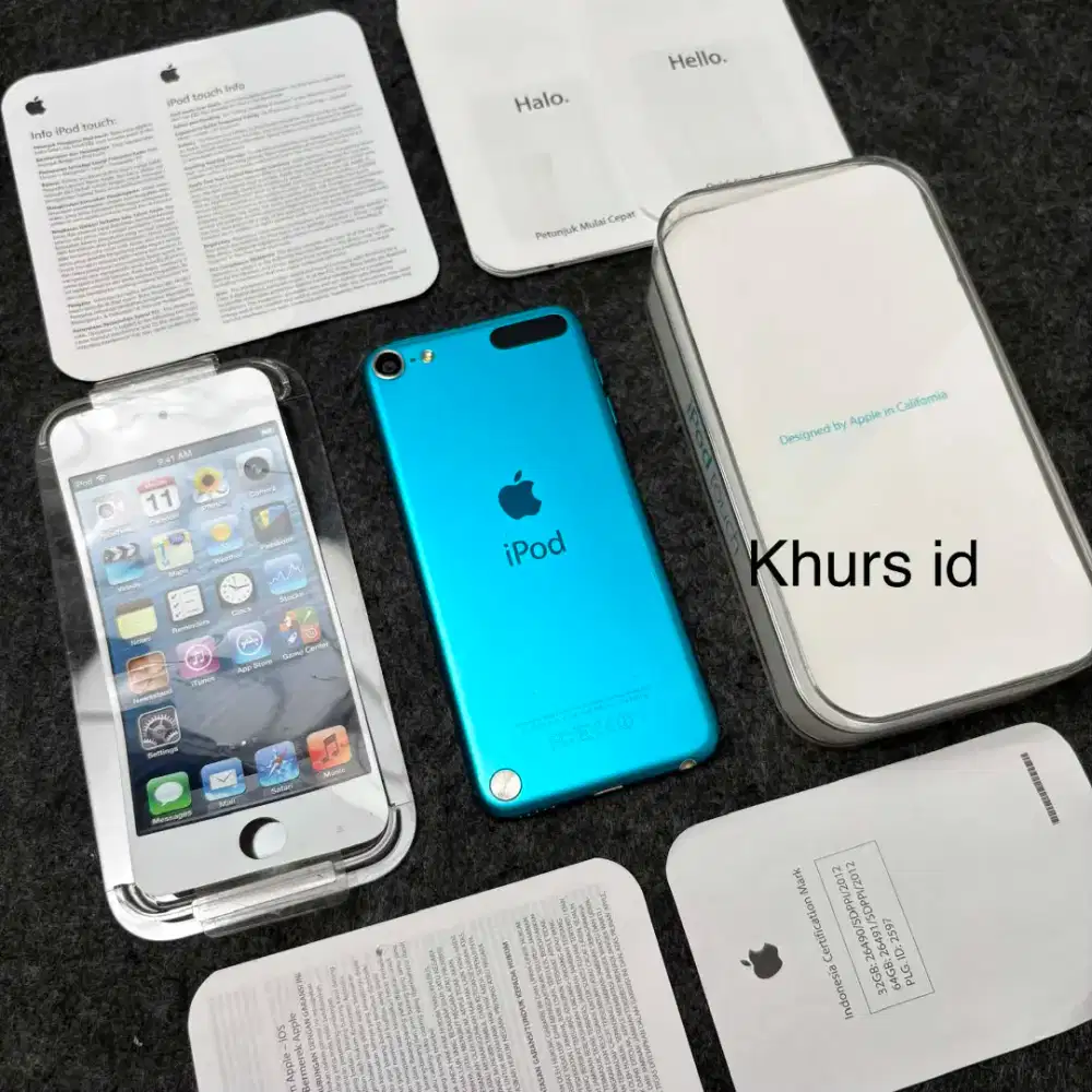 Ipod touch 5 blue 32gb normal - apple collection