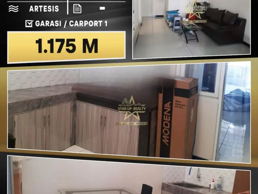 1,175 M Dijual rumah Taman Kopo Indah 2 cluster Greenville