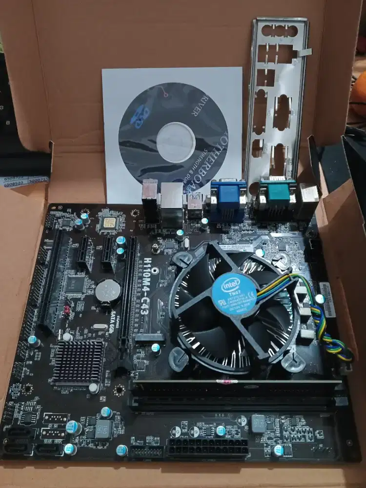 MURAH DAN BARU! PAKET MOBO H110M + I5 6500 + RAM 8GB 2666MHZ BARU
