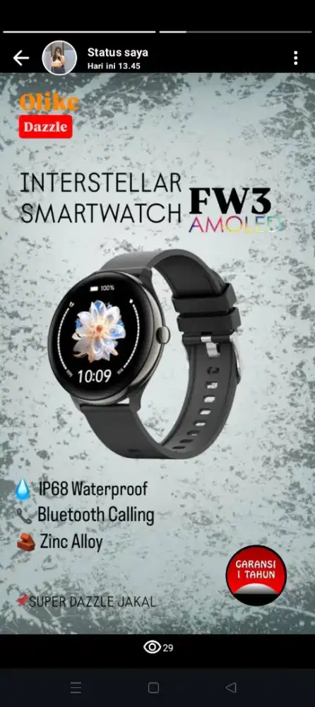 Olike Smartwatch FW3