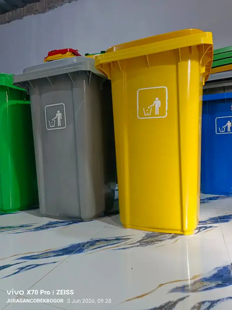 Pabrik tempat sampah HDPE dan fiberglass