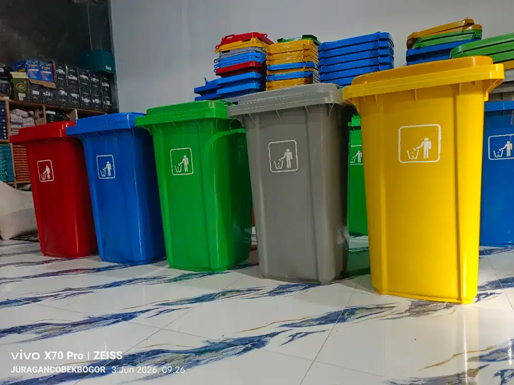 Pusat distributor tempat sampah fiberglass dan HDPE