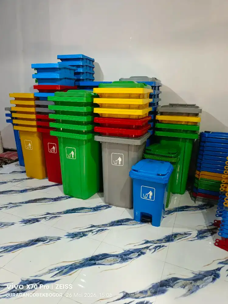 Pabrik tempat sampah fiberglass dan HDPE
