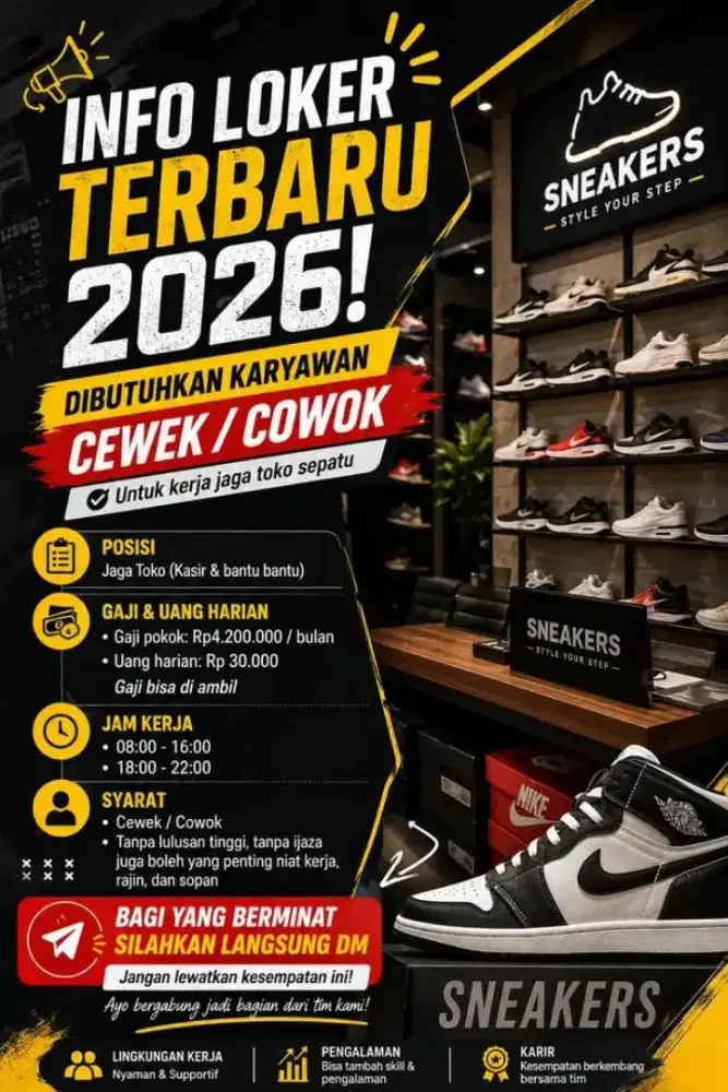 Jaga Toko sepatu
