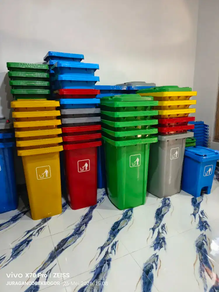 Pabrik tempat sampah fiberglass dan HDPE