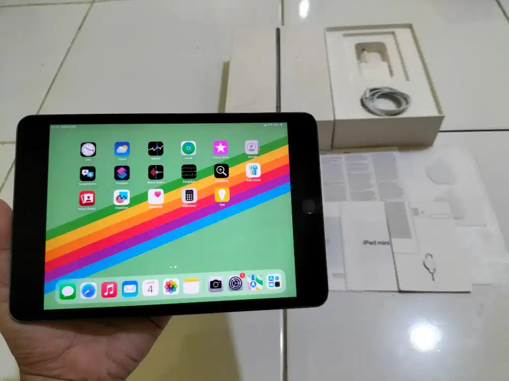iPad Mini 5 64GB Wifi Cellular Retina 7,9in Chip A12 Bionic Resmi iBox