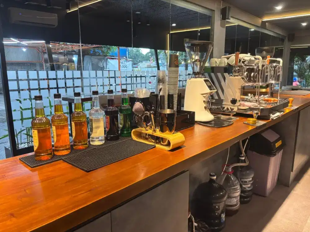 Meja bar barista