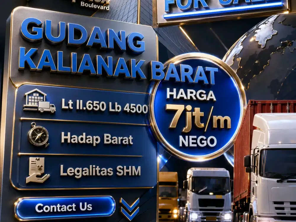 JUALSEWA GUDANG KALIANAK BARAT DKT MARGOMULYO OSOWILANGUN