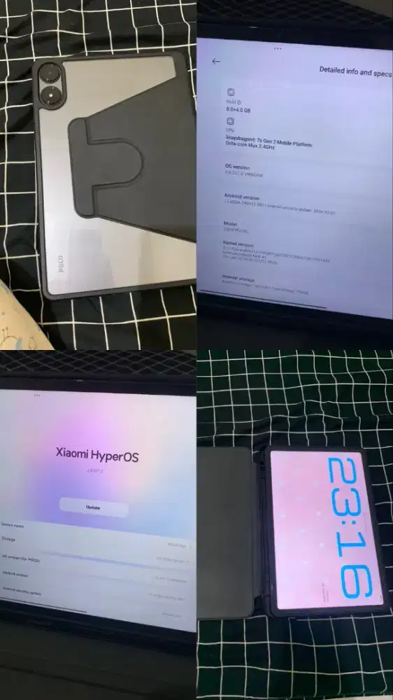 Poco pad ram8+4 Rom 256