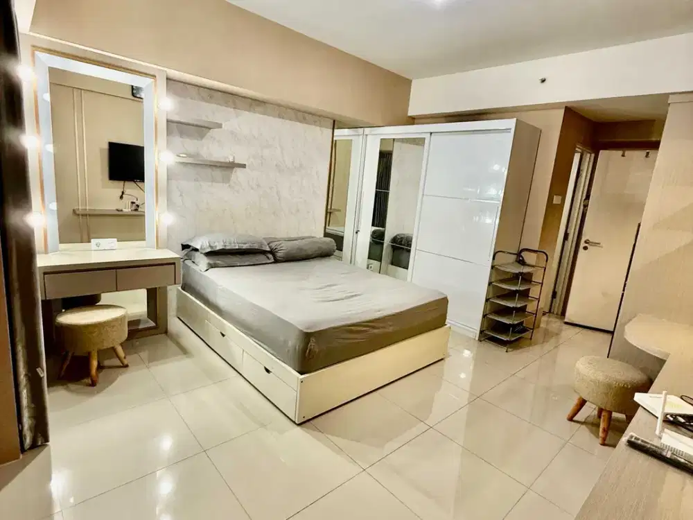 DISEWAKAN APARTEMEN TANGLIN STUDIO PLUS PAKUWON MALL FURNISH CITY VIEW