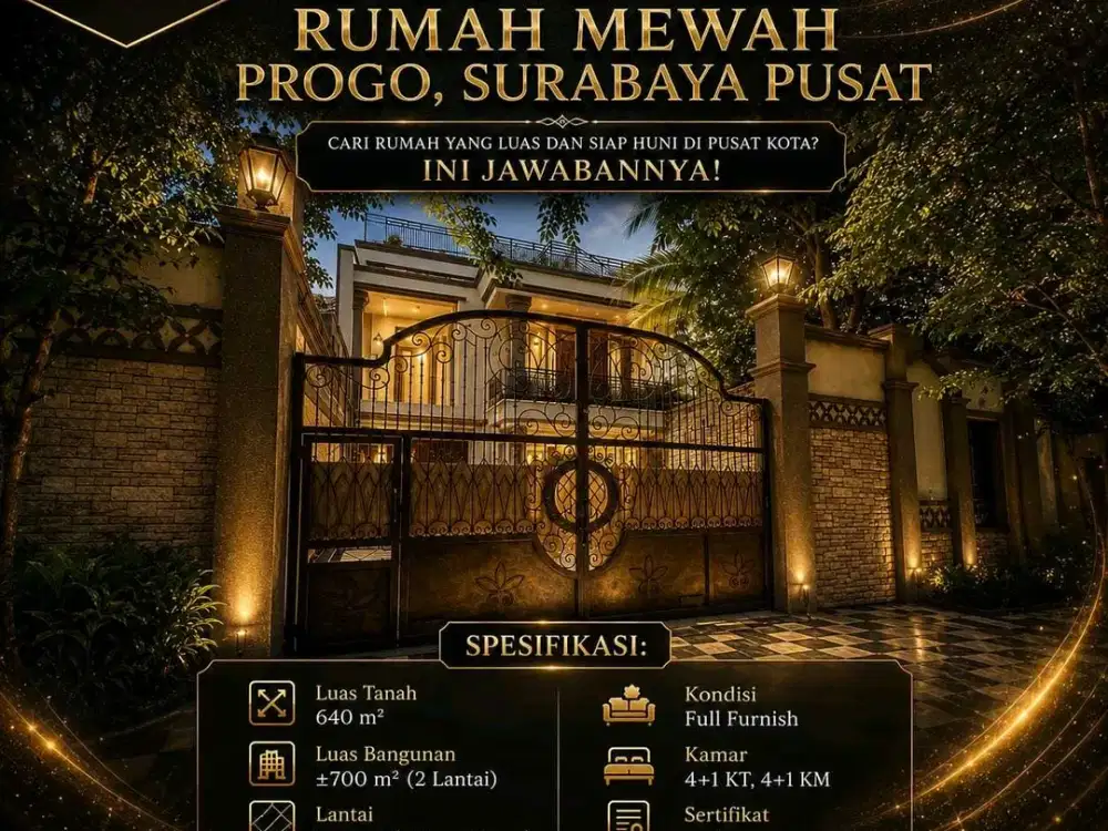 JUAL CEPAT RUMAH TENGAH KOTA JLN PROGO DKT RY DARMO DIPONEGORO