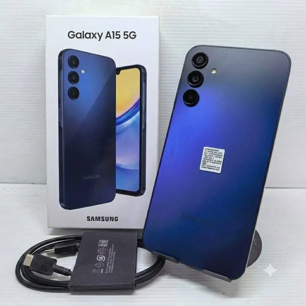 MULUS! SAMSUNG GALAXY A15 5G 8/256 BLACK FULLSET NO MINUS