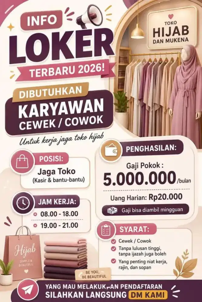 Loker toko hijb