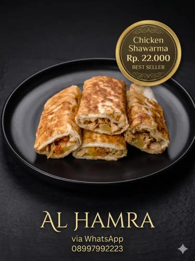 Chicken SHAWARMA asli rempah timur tengah