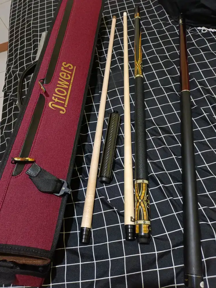 Jual stik billiard peri bekas lampung