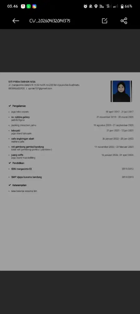 Mencari pekerjaan