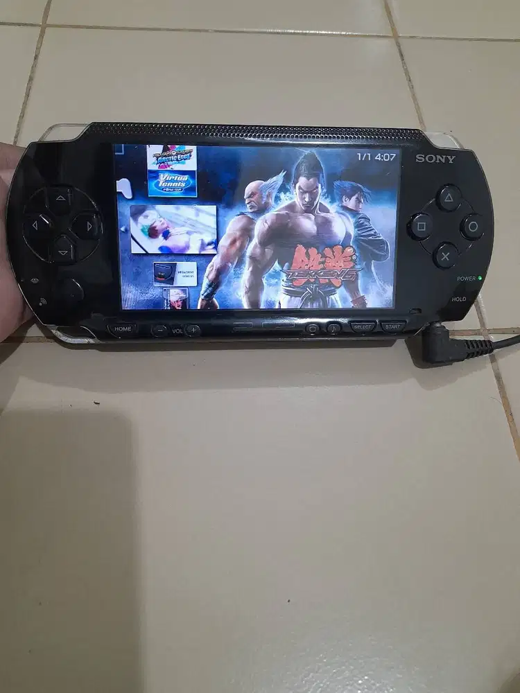 PSP FAT Tebel Mesin hidup Normal Memory 16gb Mines gak ada batrenya