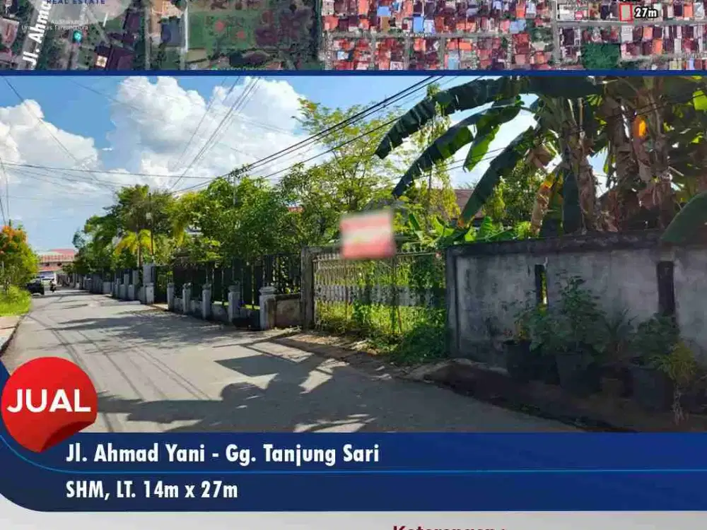 Tanah sudah pagar keliling