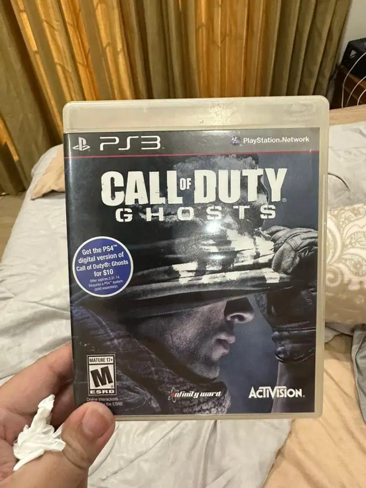 CALL OF DUTY GHOST untuk ps3 BLUERAY ORIGINAL