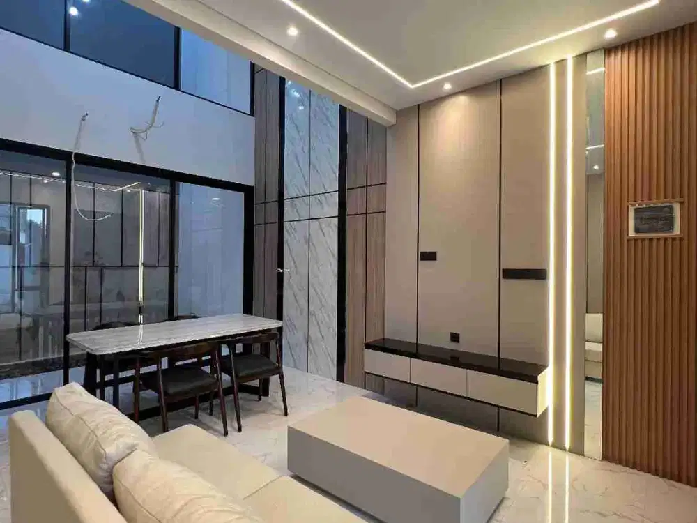 Rumah 2.5 Lantai Semi Villa Dalam Cluster Di Dekat Andara