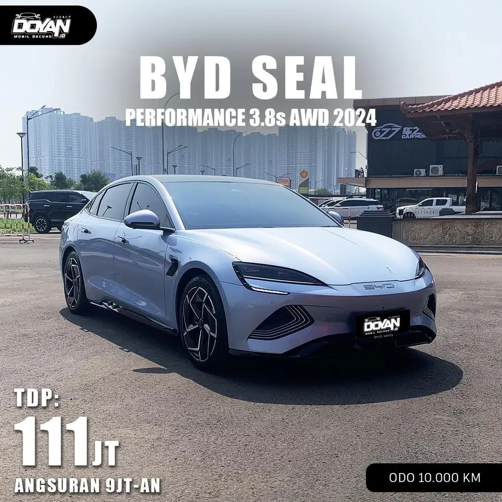 BYD SEAL PERFORMANCE 3.8S AWD 2024 KM 10RB ARCTIC BLUE