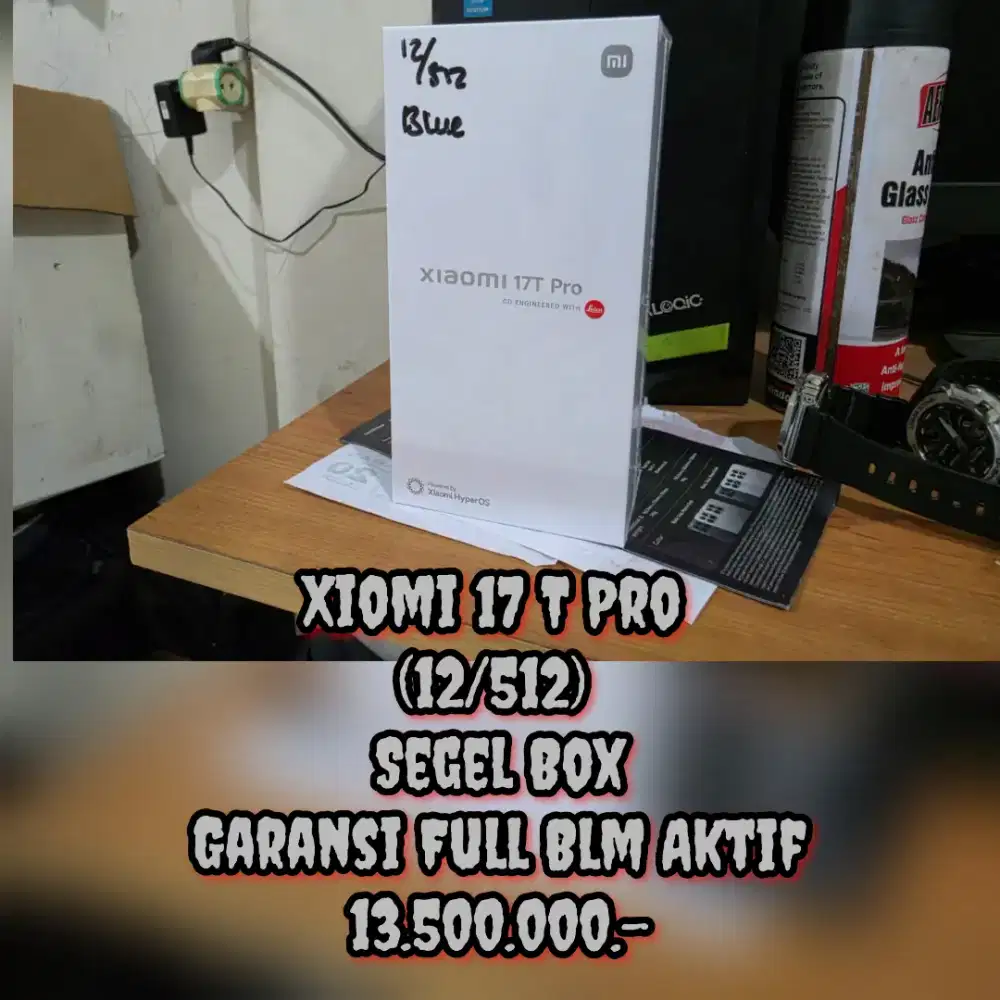 Xiomi 17 T Pro (12/512) Segel Box