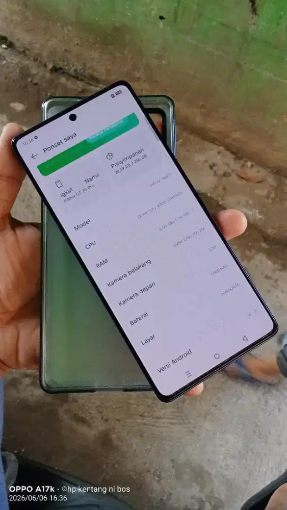 Infinix gt 20 pro 5g 8+8/256 hp+casan ORI saja