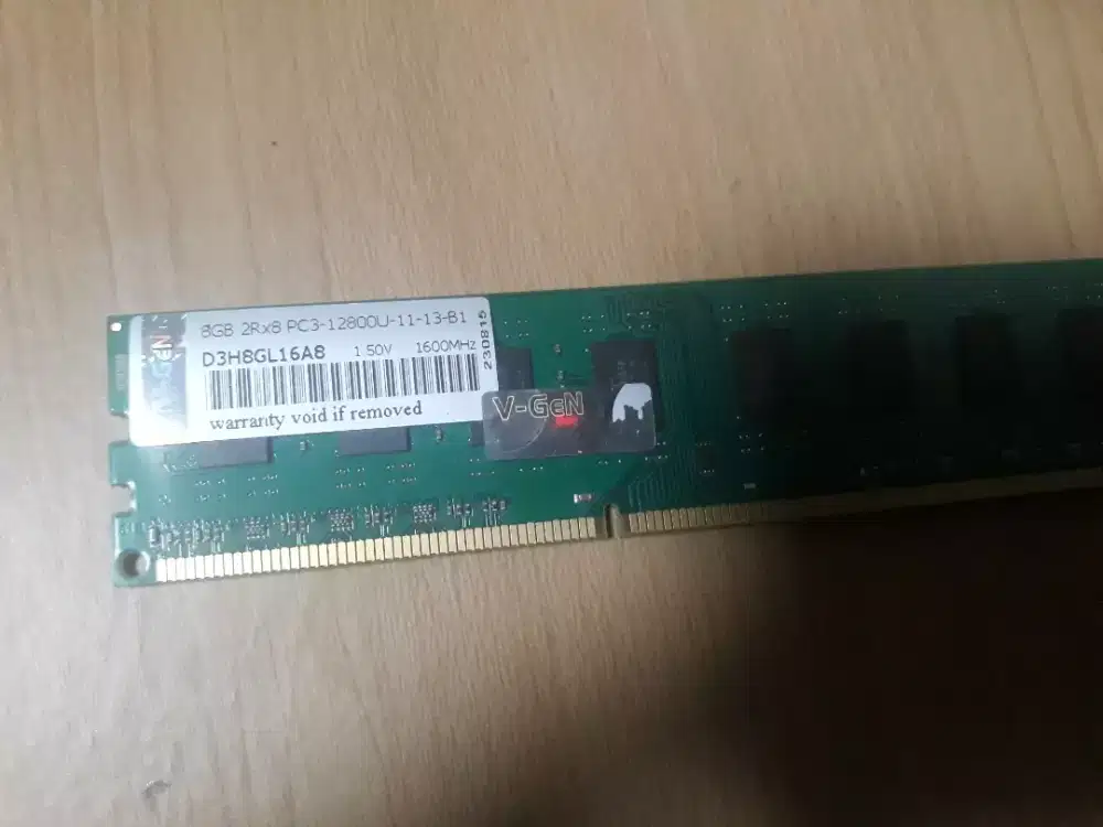 ddr3 8gb vgen PC12800