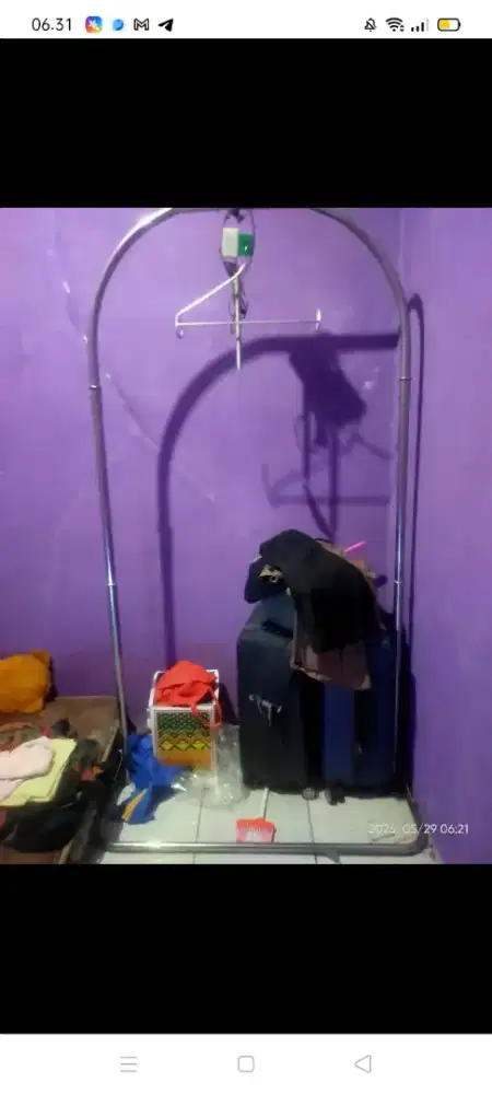 Besi ayunan+mesin electric ayunan