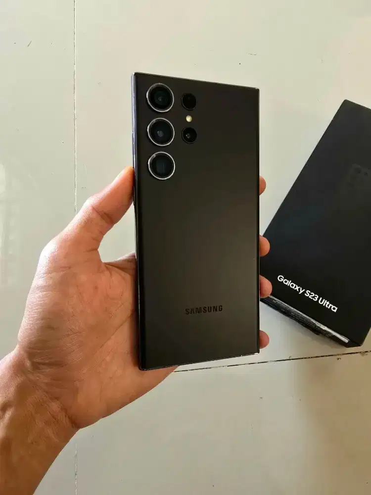 Samsung S23 Ultra 12/512GB Sein Resmi Black Lengkap