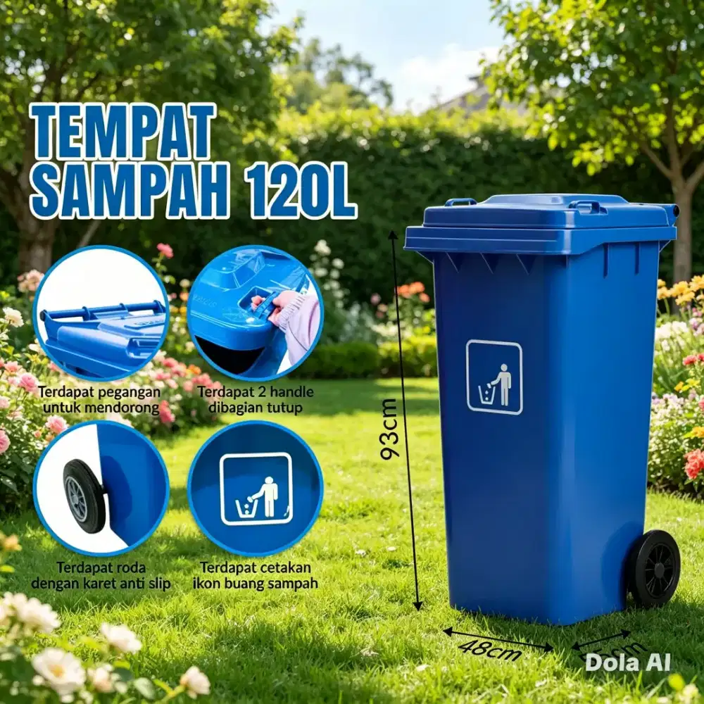 Pabrik tempat sampah fiberglass dan HDPE