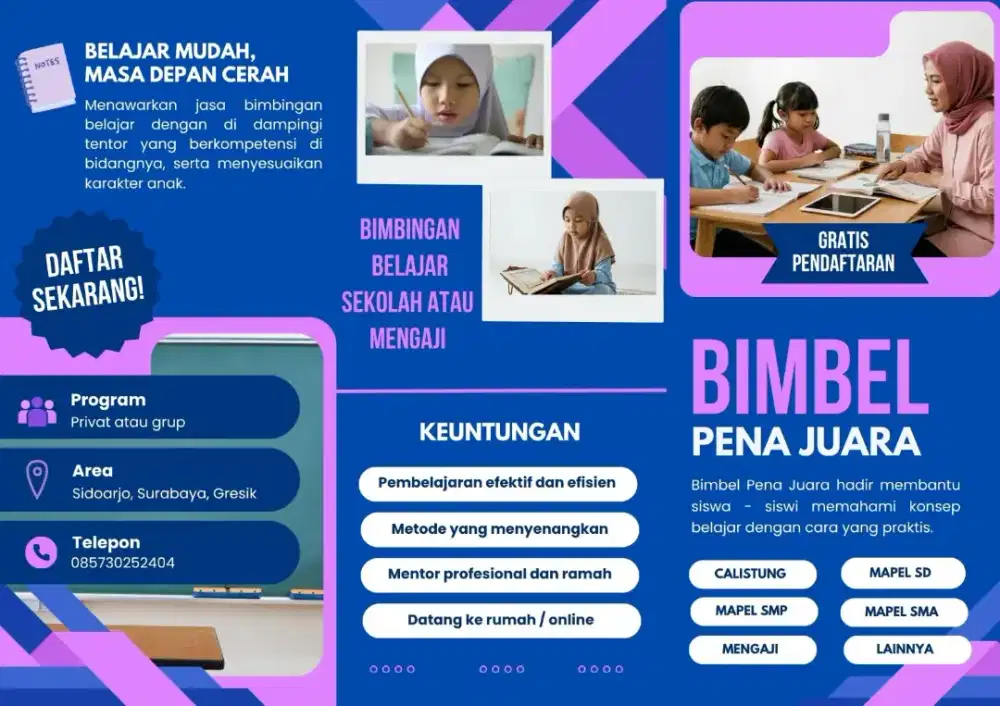 Les privat atau grup sekolah mengaji