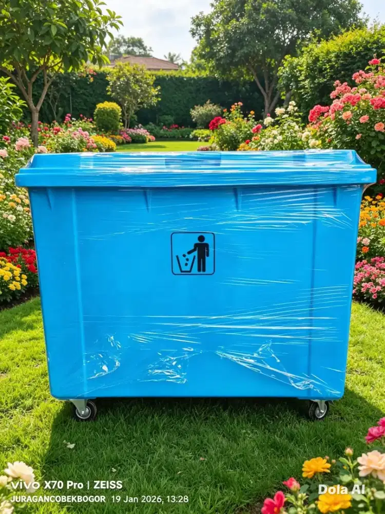 Tempat sampah 660 liter jumbo
