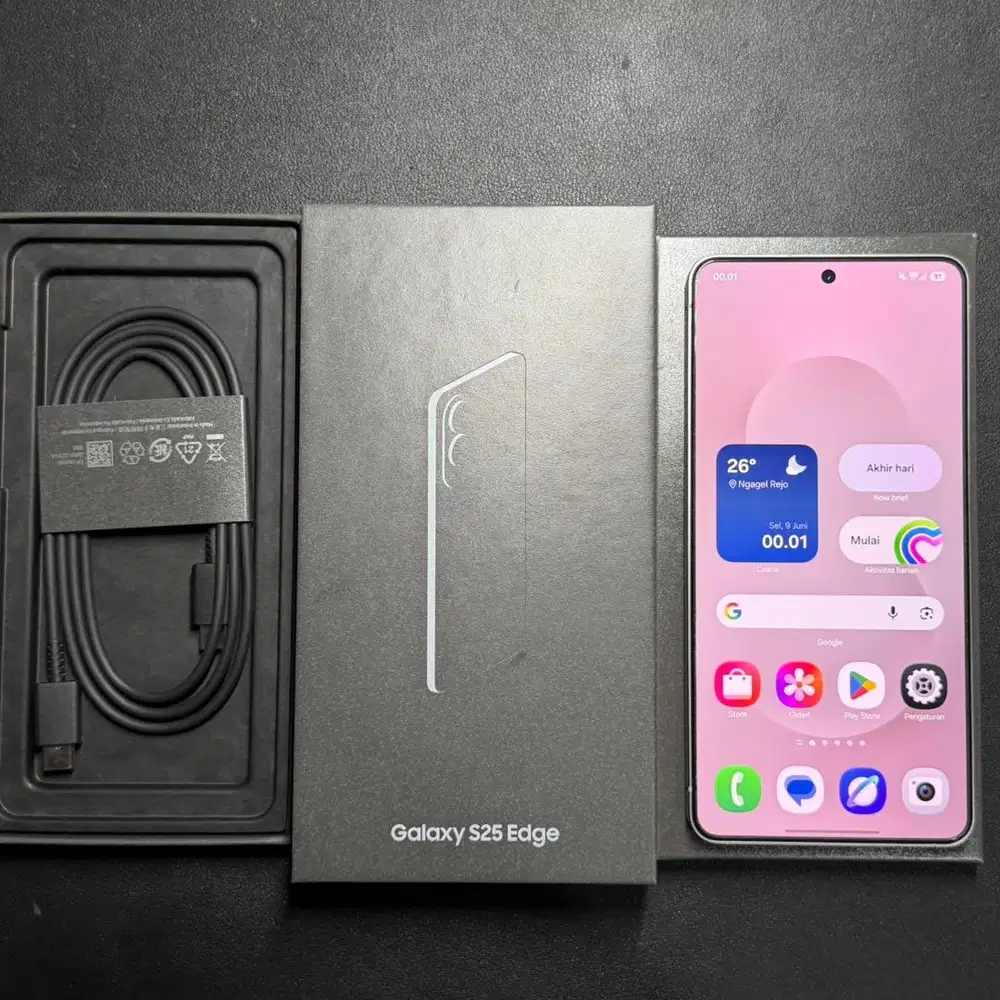 Samsung S25 Edge 12/512 SEIN Silver Garansi On